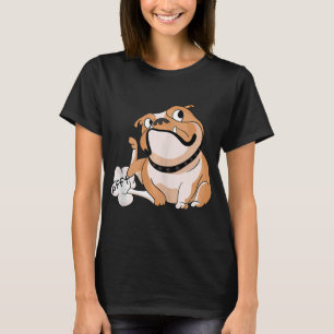 Farting Pitbull Lover Funny Bulldog Dog Mom Lover T-Shirt