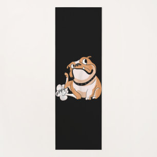 Farting Pitbull Lover Funny Bulldog Dog Mom Lover Yoga Mat