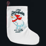 Farting Snowman How Snowflakes Are Really Made Small Christmas Stocking<br><div class="desc">This funny farting snowman design will tickle your funny bone and warm your heart with a unique take on the science behind snowflake formation. Leading to some wind-derful revelations about snowflakes</div>