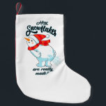 Farting Snowman How Snowflakes Are Really Made Small Christmas Stocking<br><div class="desc">This funny farting snowman design will tickle your funny bone and warm your heart with a unique take on the science behind snowflake formation. Leading to some wind-derful revelations about snowflakes</div>
