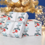Farting Snowman How Snowflakes Are Really Made Wrapping Paper<br><div class="desc">This funny farting snowman design will tickle your funny bone and warm your heart with a unique take on the science behind snowflake formation. Leading to some wind-derful revelations about snowflakes</div>