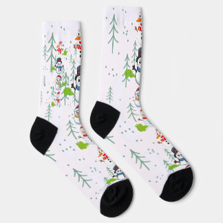 Farting Snowmen Funny Christmas Socks
