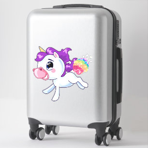 Farting Unicorn Sticker