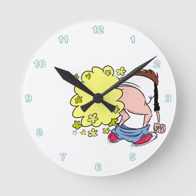Farting Wall Clock (Front)