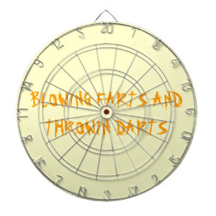 Farts and darts. dartboard