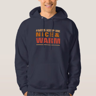 FARTS KEEP ME WARM FUNNY QUOTE HOODIE