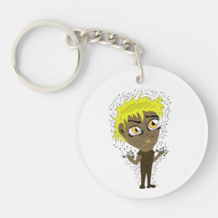 Farty Fingers Chibi Keychain