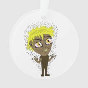 Farty Fingers  Chibi      Ornament