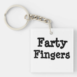 Farty Fingers Keychain