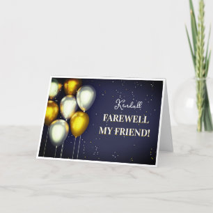 Farwell Friend Greeting card