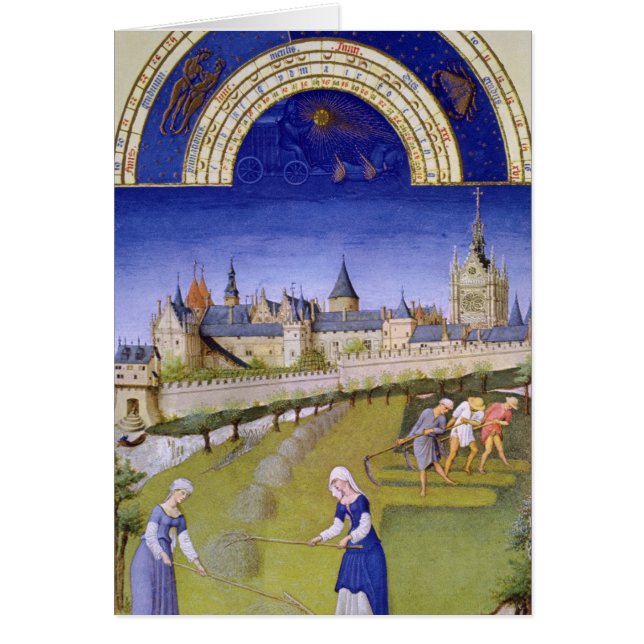 Fascimile of June: Haymaking (Front)