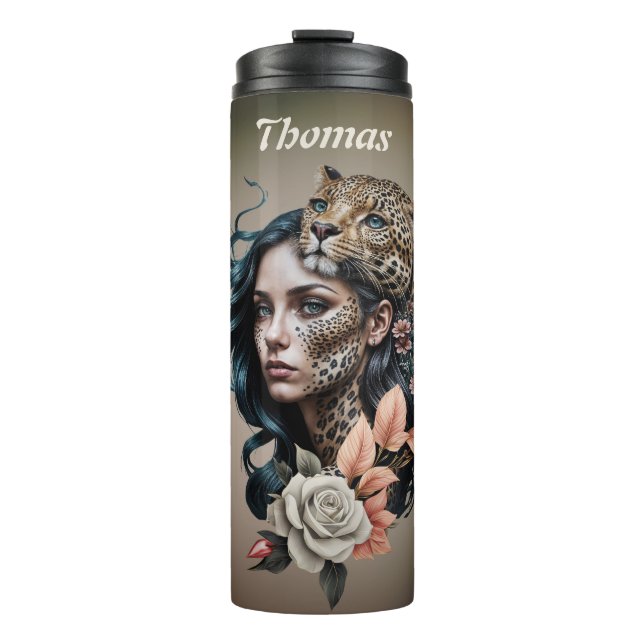 Fascinating interplay between the animal and human thermal tumbler (Front)