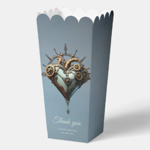 Fascinating steampunk heart favor box