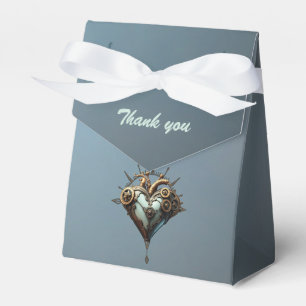 Fascinating steampunk heart  favor box