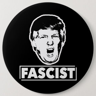 Fascist 6 Inch Round Button