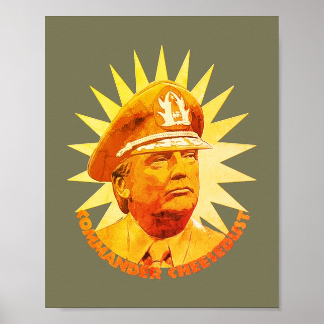 Fascist Commander in Cheese  Poster (Front)