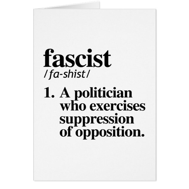 Fascist Definition (Front)