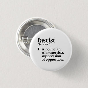 Fascist Definition 1 Inch Round Button