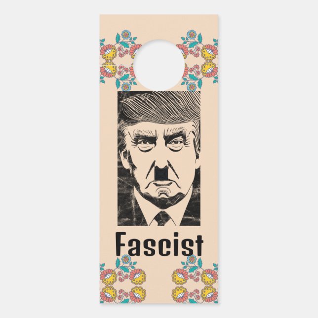 Fascist Trump Door Hanger (Front)