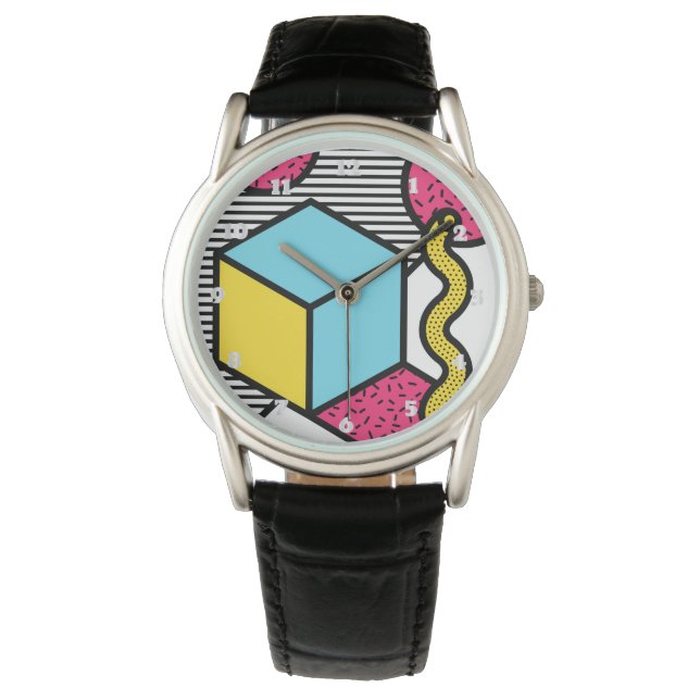 Fashion 80s and 90s v01 Brilho Clock Watch (Front)