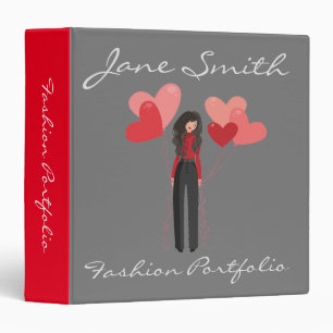 Fashion and design professional portfolio folder binder