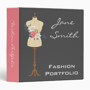Fashion and design professional portfolio folder binder