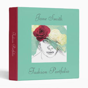 Fashion and design professional portfolio folder binder