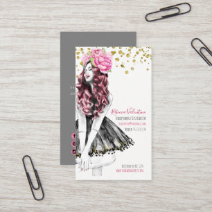 Fashion Apparel Cosmetics Salon Business Card