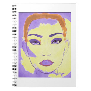 Fashion Art Deco Women Style Cover Notebook