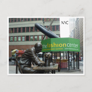 fashion avenue nyc postcard