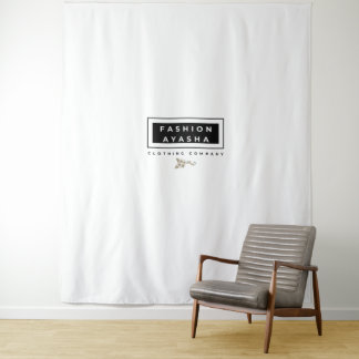 Fashion Ayasha Brand Logo Model Photo Back Drop Tapestry