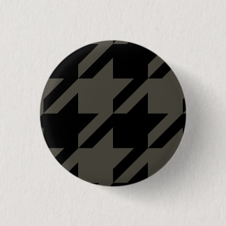 Fashion Badge, Dogtooth Patterned, Dogtooth Badge 1 Inch Round Button