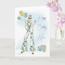 Fashion Birthday Card