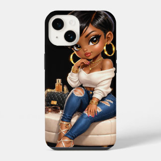 Fashion Black Girl Phone Case – Luxury Aesthetic