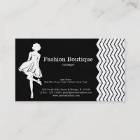 Fashion Boutique Business Card Zazzle