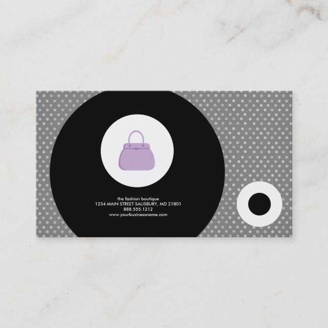 Fashion Boutique Business Cards (Front)