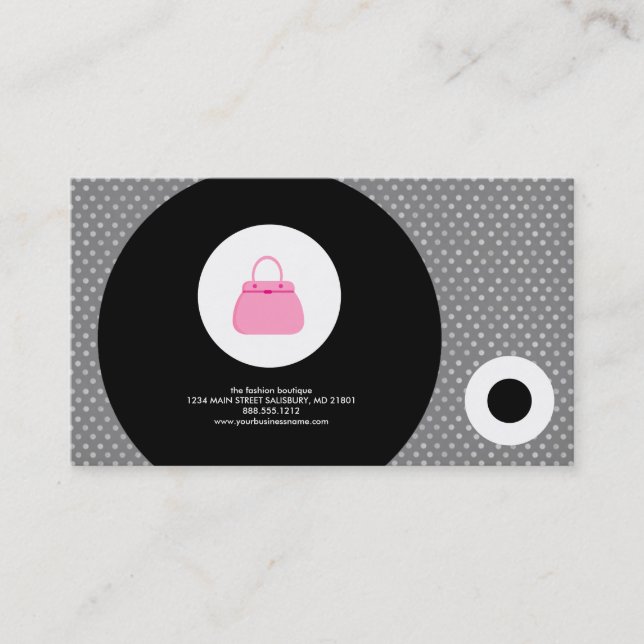 Fashion Boutique Business Cards (Front)