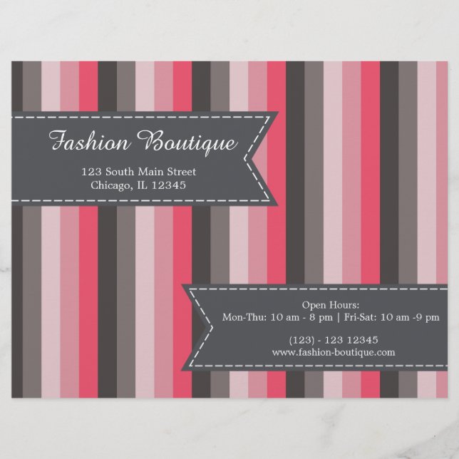 Fashion Boutique Flyer (Front)