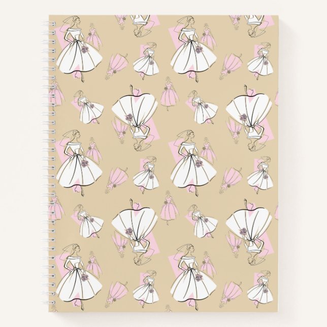 Fashion Bride Neutral Group Multi notebook (Front)