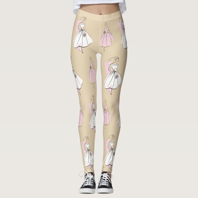 Fashion Bride Neutral Groupe leggings (Devant)