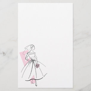 Fashion Bride papeterie rose