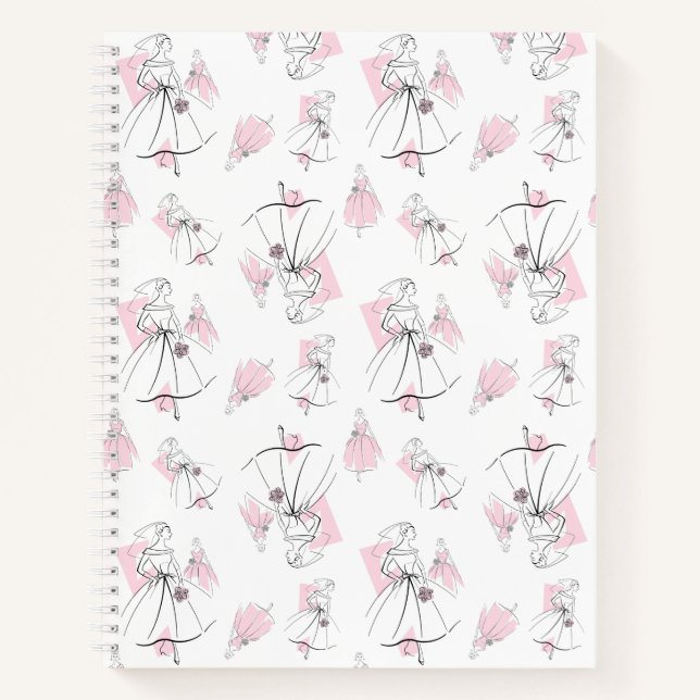 Fashion Bride Pink Group Multi notebook (Front)