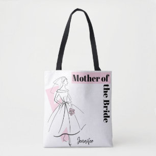 Fashion Bride Pink Mother of the Bride multi back Tote Bag