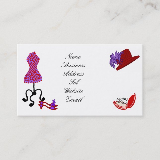 Fashion Business card (Front)