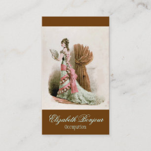Fashion Catalogue ~ Business Card Dress Vintage