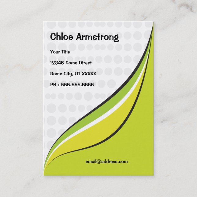 Fashion ( Chubby ) Business Card (Front)