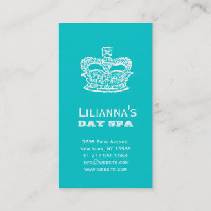 Fashion Crown Salon Spa Appointment Card