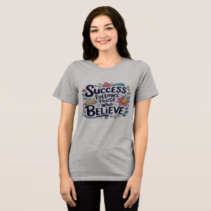 fashion design walking and goodness T-shirt Tri-Blend Shirt