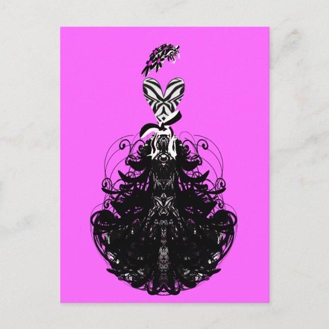 Fashion diva  Choose Card Custom Colours (Front)