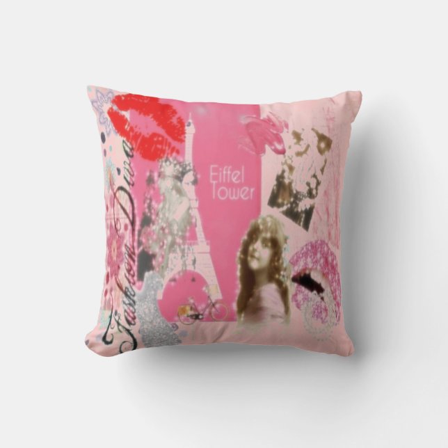FASHION DIVA DESIGNER PILLOW - 2-SIDED THEMES (Front)